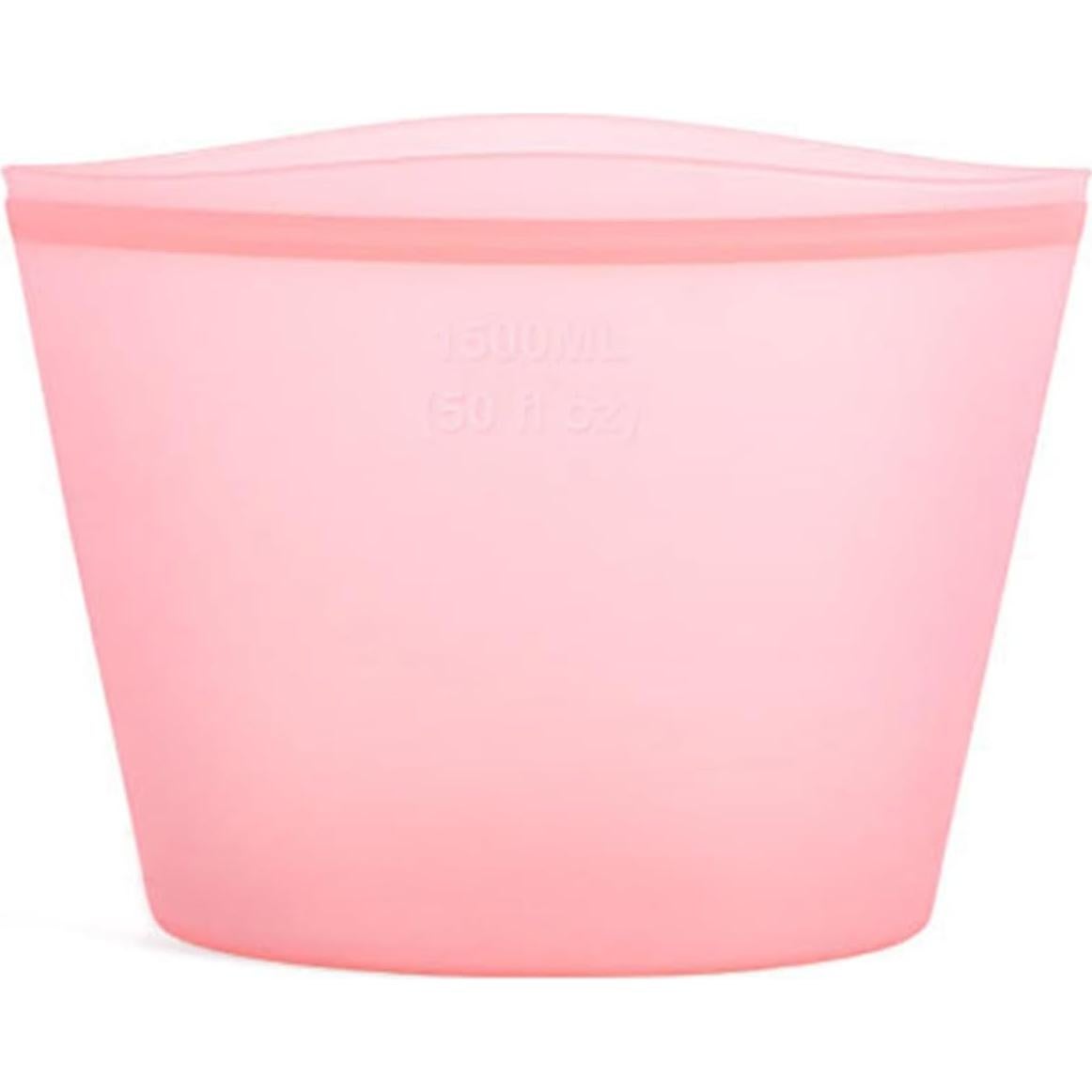 Bolsa de Almacenamiento de Alimentos UDIYO 500ml Silicona Rosa