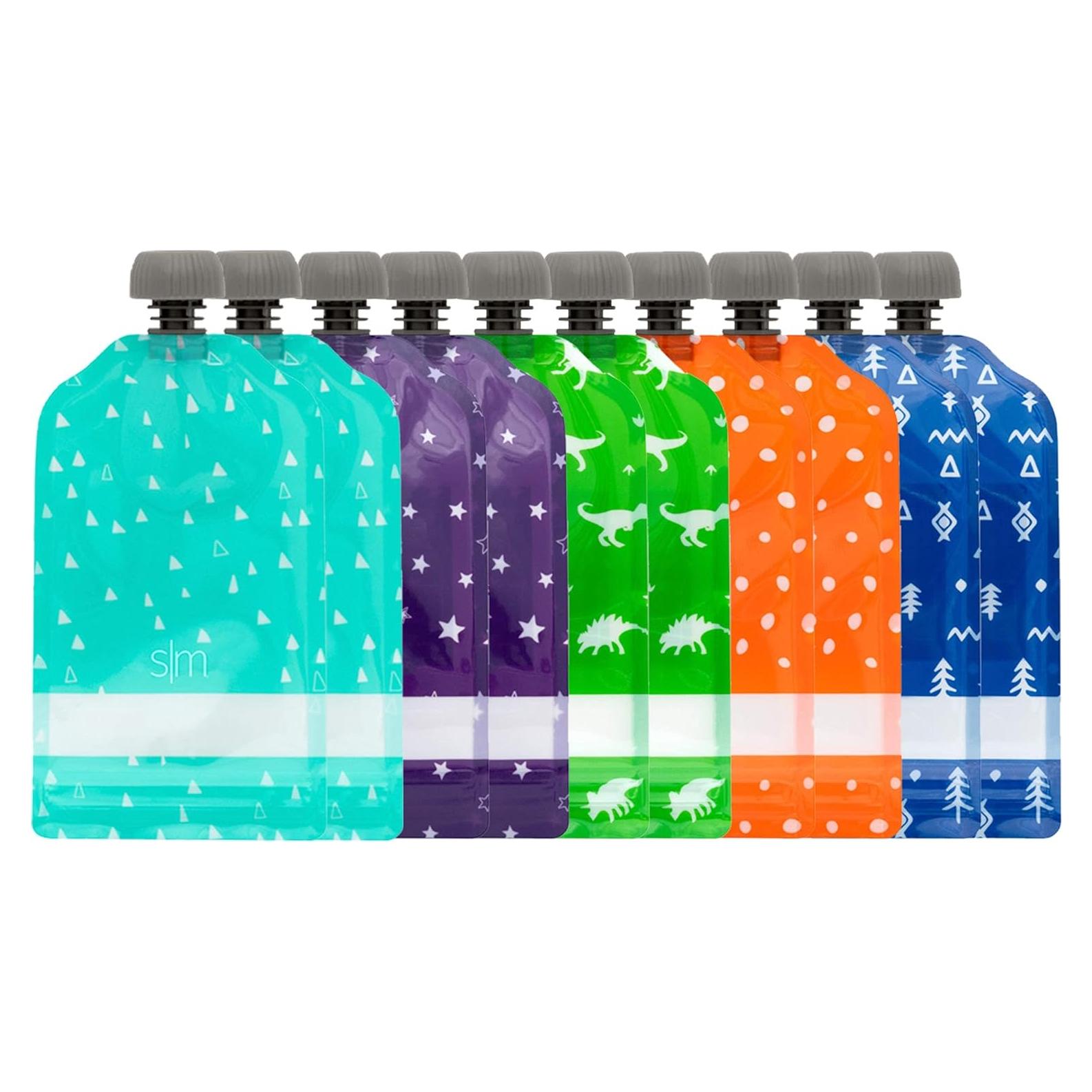 Bolsas de Comida Reutilizables Simple Modern 10-Pack 148 ml