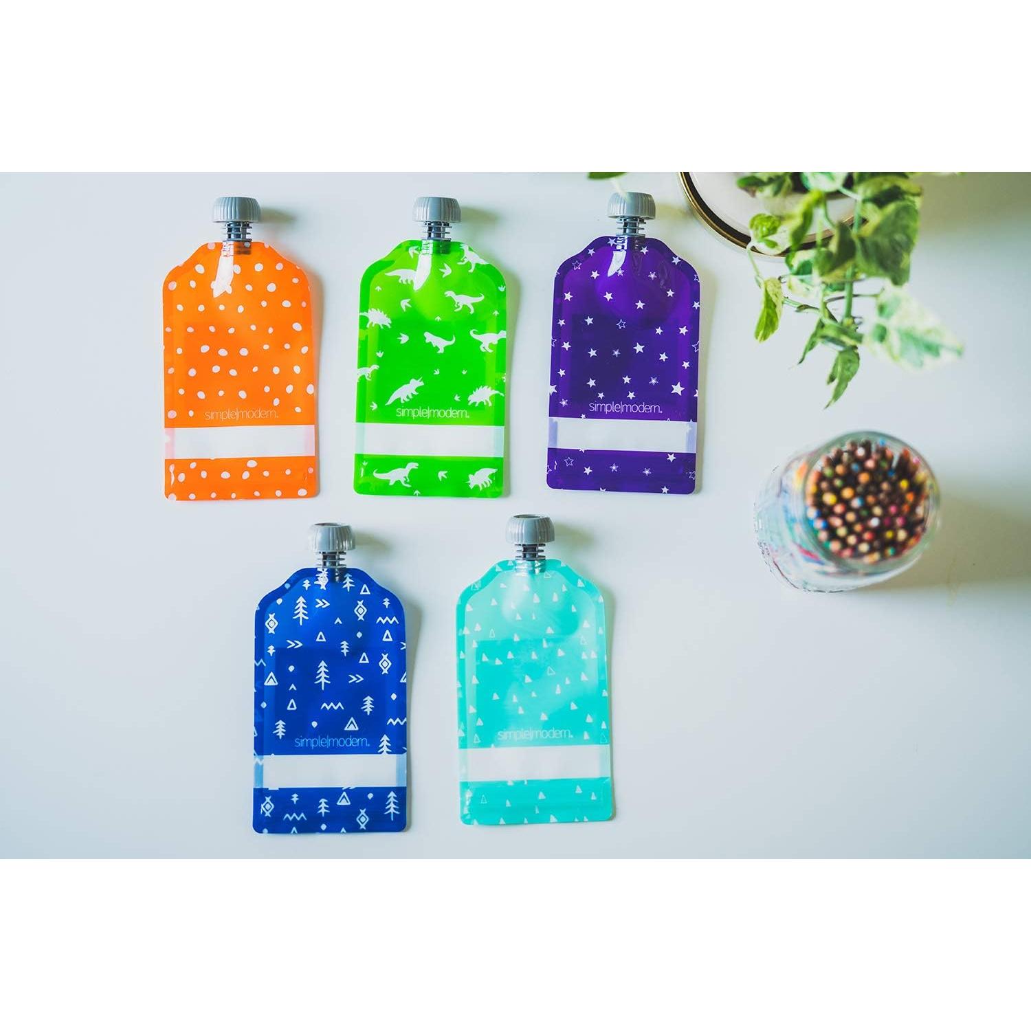 Bolsas de Comida Reutilizables Simple Modern 10-Pack 148 ml