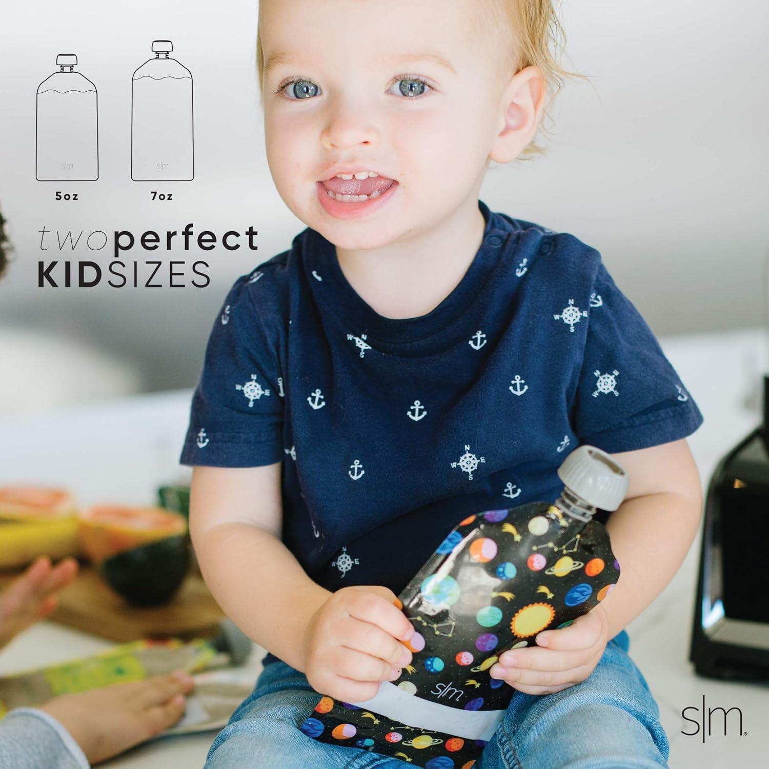 Bolsas de Comida Reutilizables Simple Modern 10-Pack 148 ml