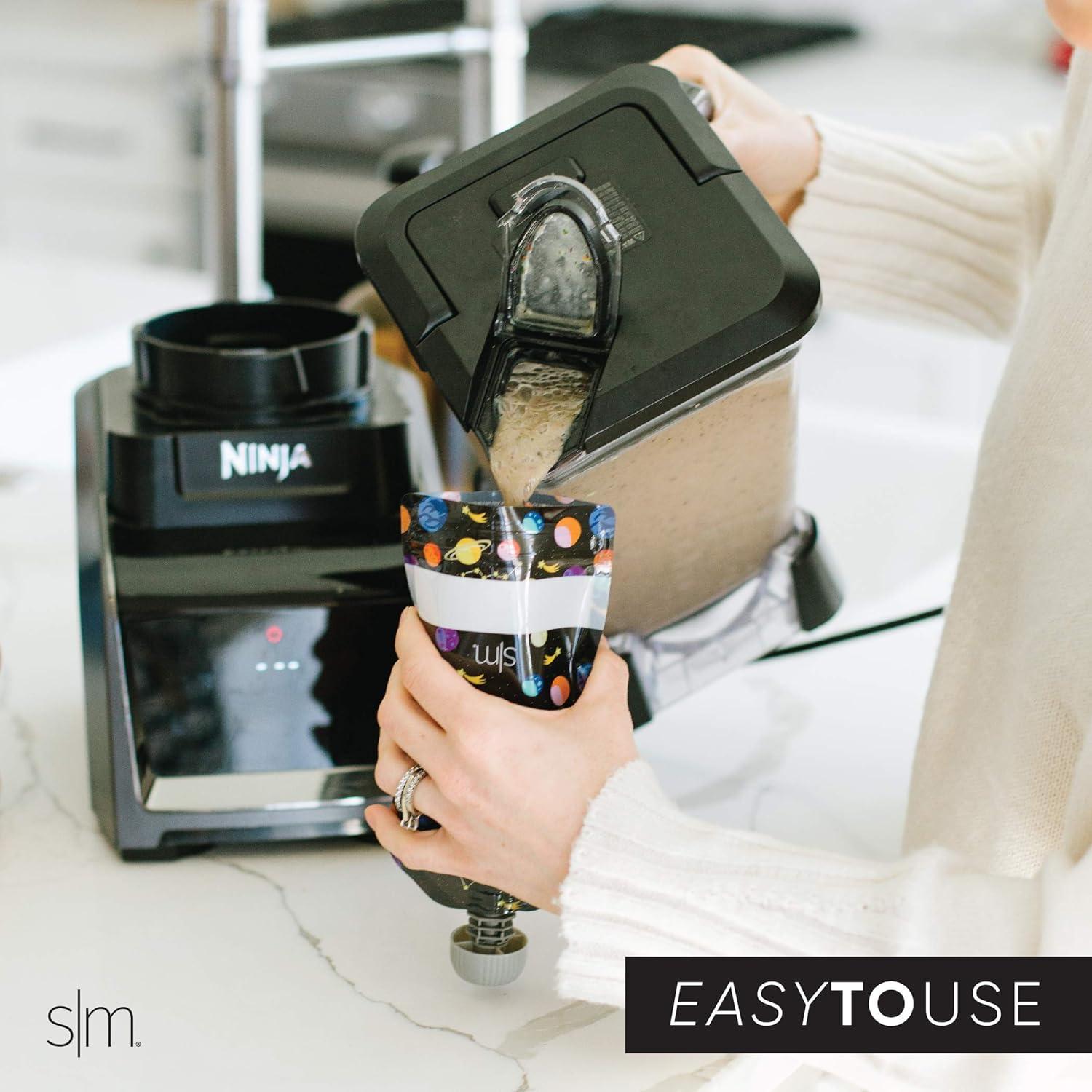 Bolsas de Comida Reutilizables Simple Modern 10-Pack 148 ml