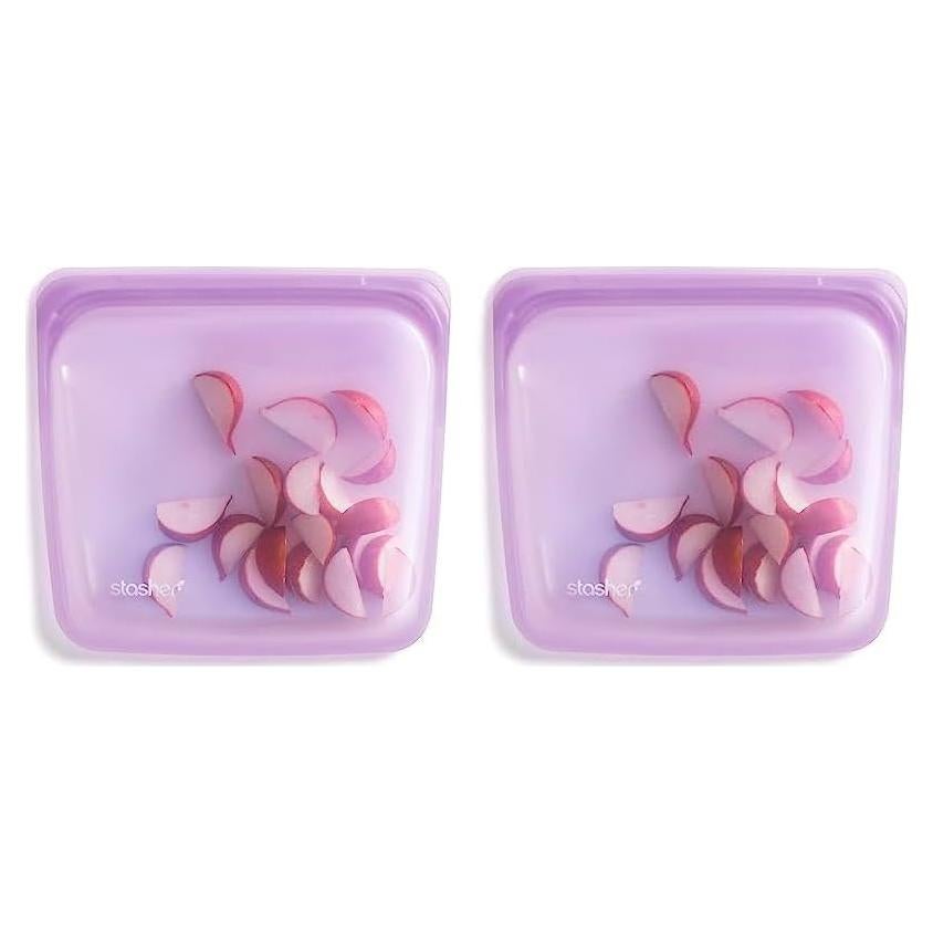 Bolsa de Almacenamiento de Silicona Stasher 28 Oz Paquete de 2