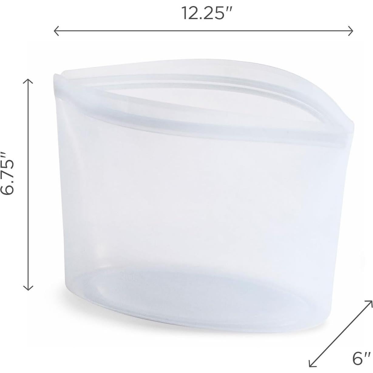 Bolsa de Almacenamiento de Silicona Stasher 8 Tazas - 2 Piezas