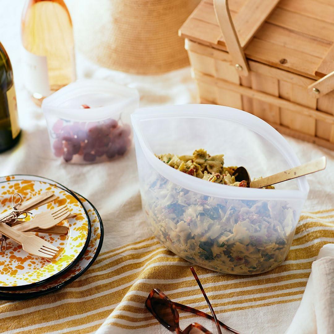 Bolsa de Almacenamiento de Silicona Stasher 8 Tazas - 2 Piezas