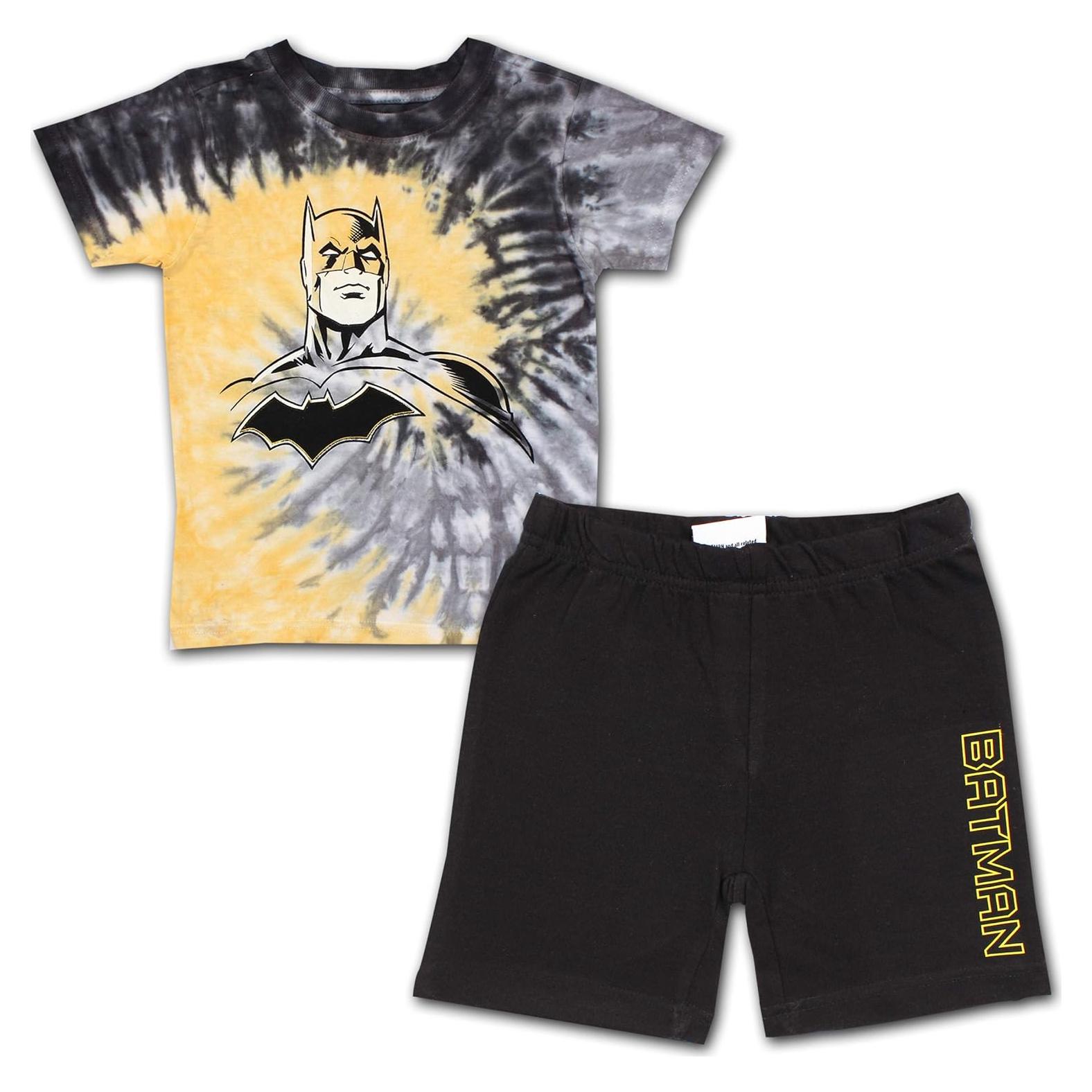 Conjunto Ropa Niños Batman Warner Bros Amarillo/Negro