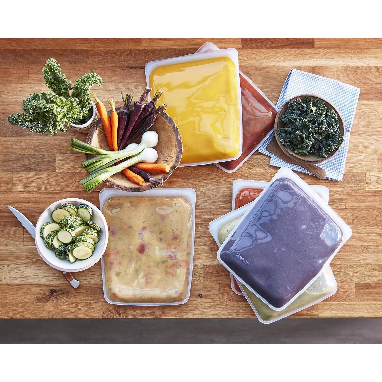 Bolsa de Silicona Reutilizable Stasher Stsb03 1.81 kg Transparente