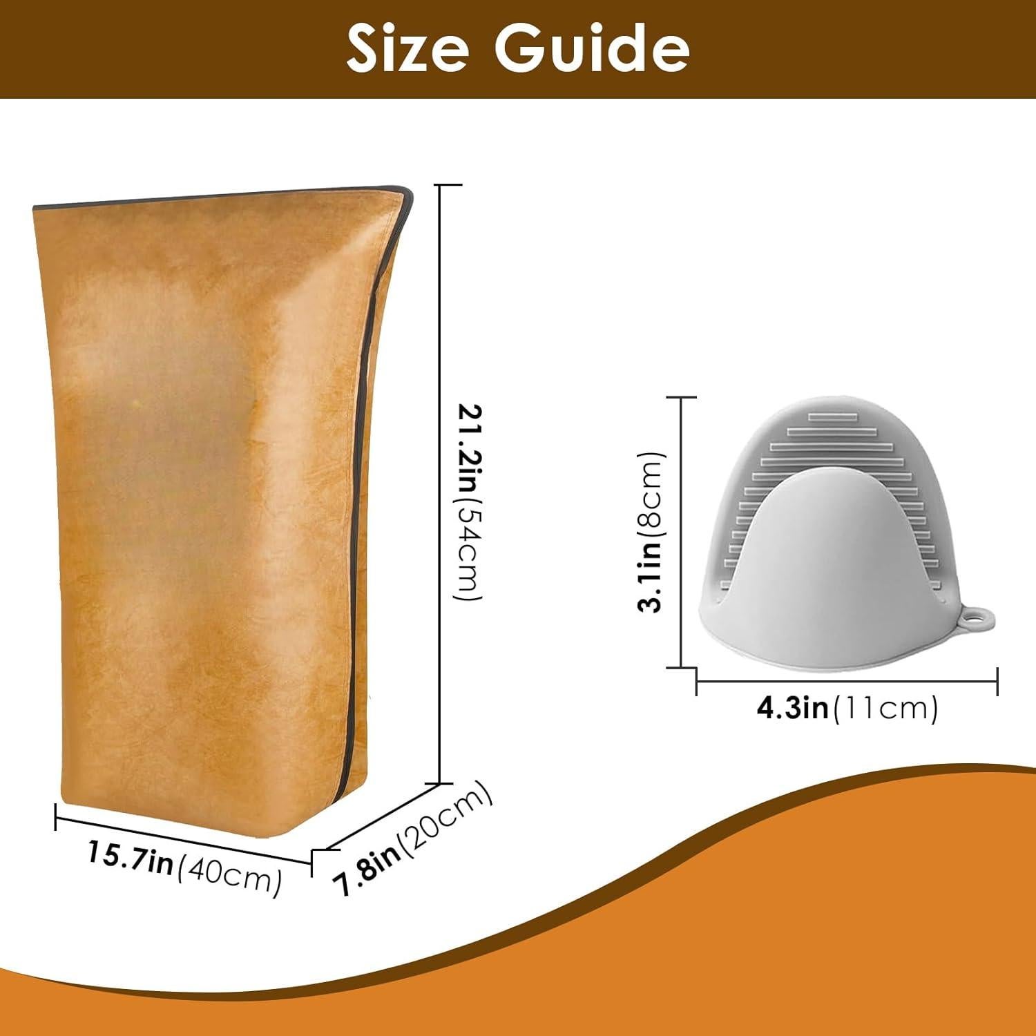 Manta BBQ ReignSword 54cm con 2 Guantes Silicona Aislante