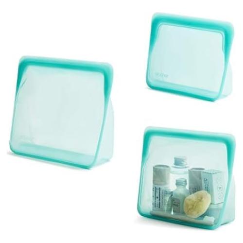 Bolsa de Almacenamiento Reutilizable Stasher 3-Pack Aqua