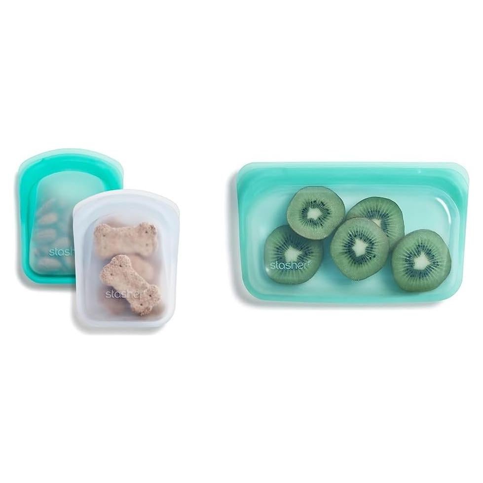 Bolsas de Almacenamiento Silicona Reutilizables Stasher 2 Pzas
