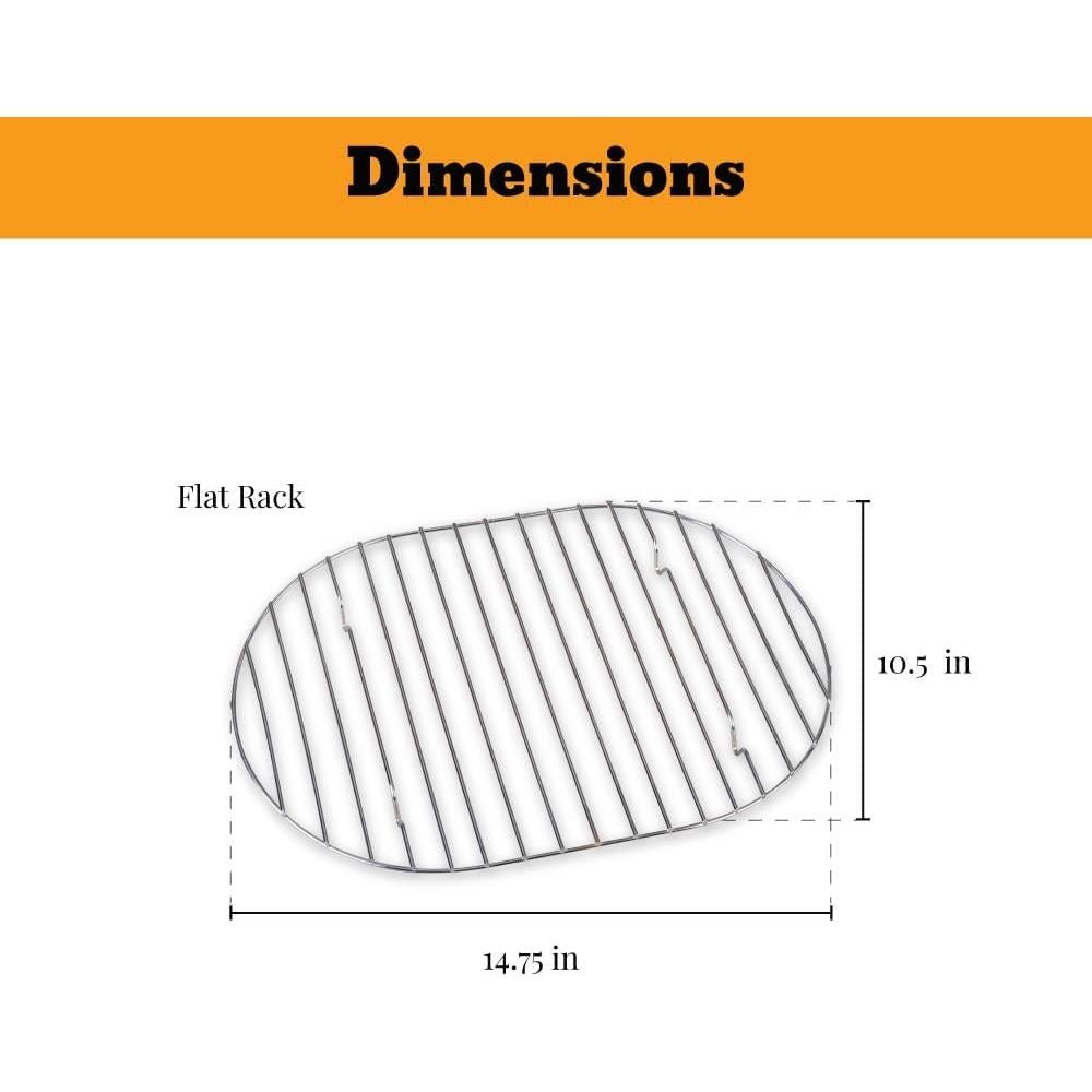 Juego de Asador Ovalado 50.5 cm Granite Ware 10 Piezas