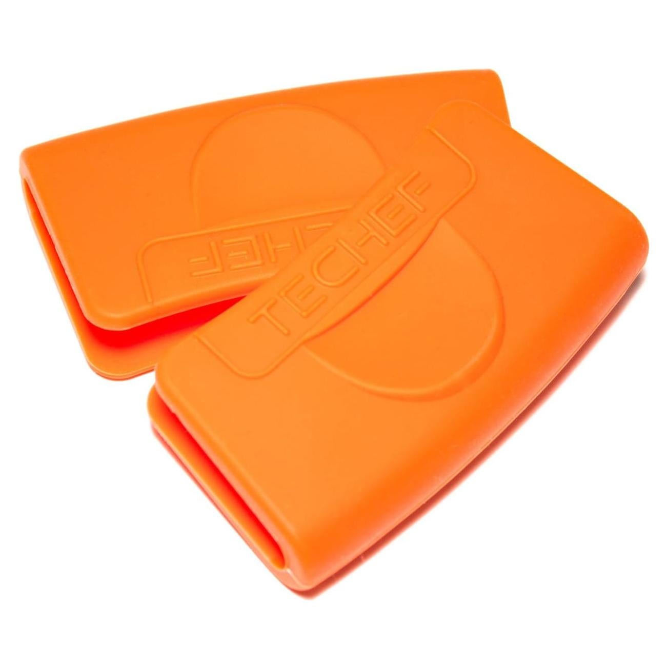 Agarraderas de Silicona TECHF - Set de 2 Naranjas