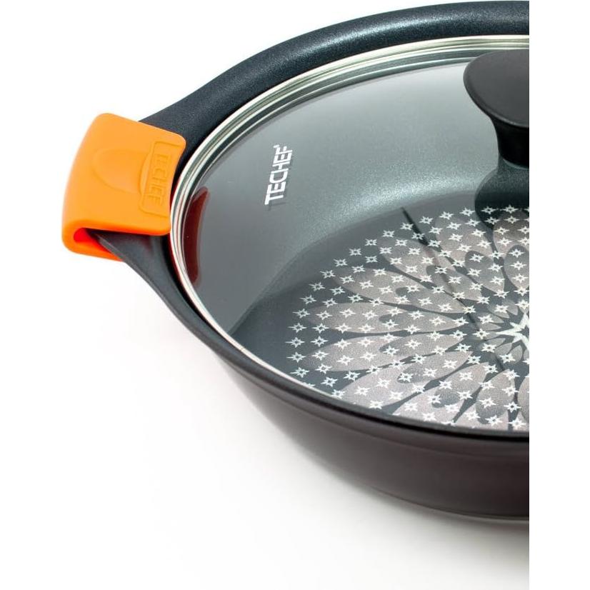 Agarraderas de Silicona TECHF - Set de 2 Naranjas