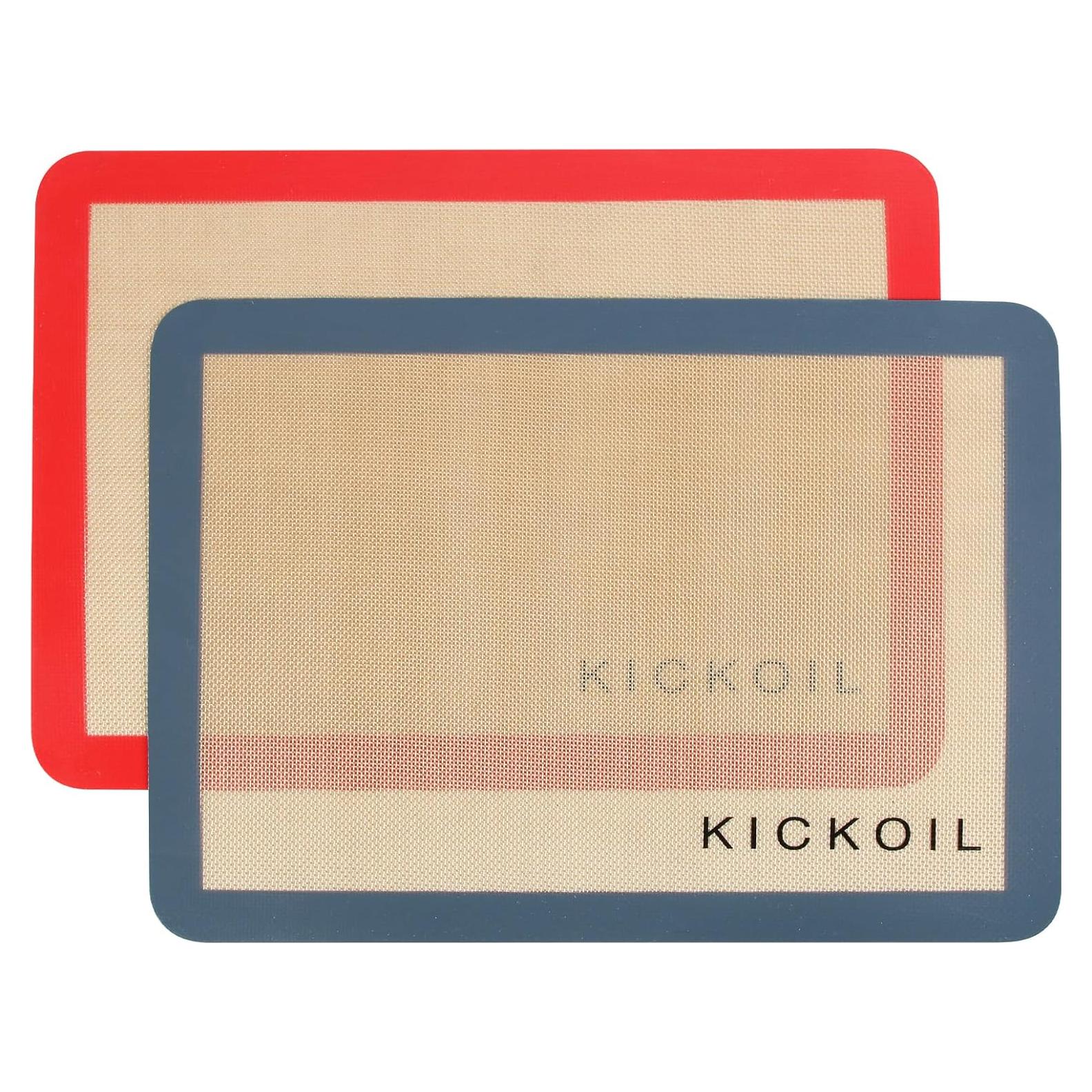 Alfombrillas de Silicona KICKOIL 2 Pzas 42x30 cm Antiadherentes