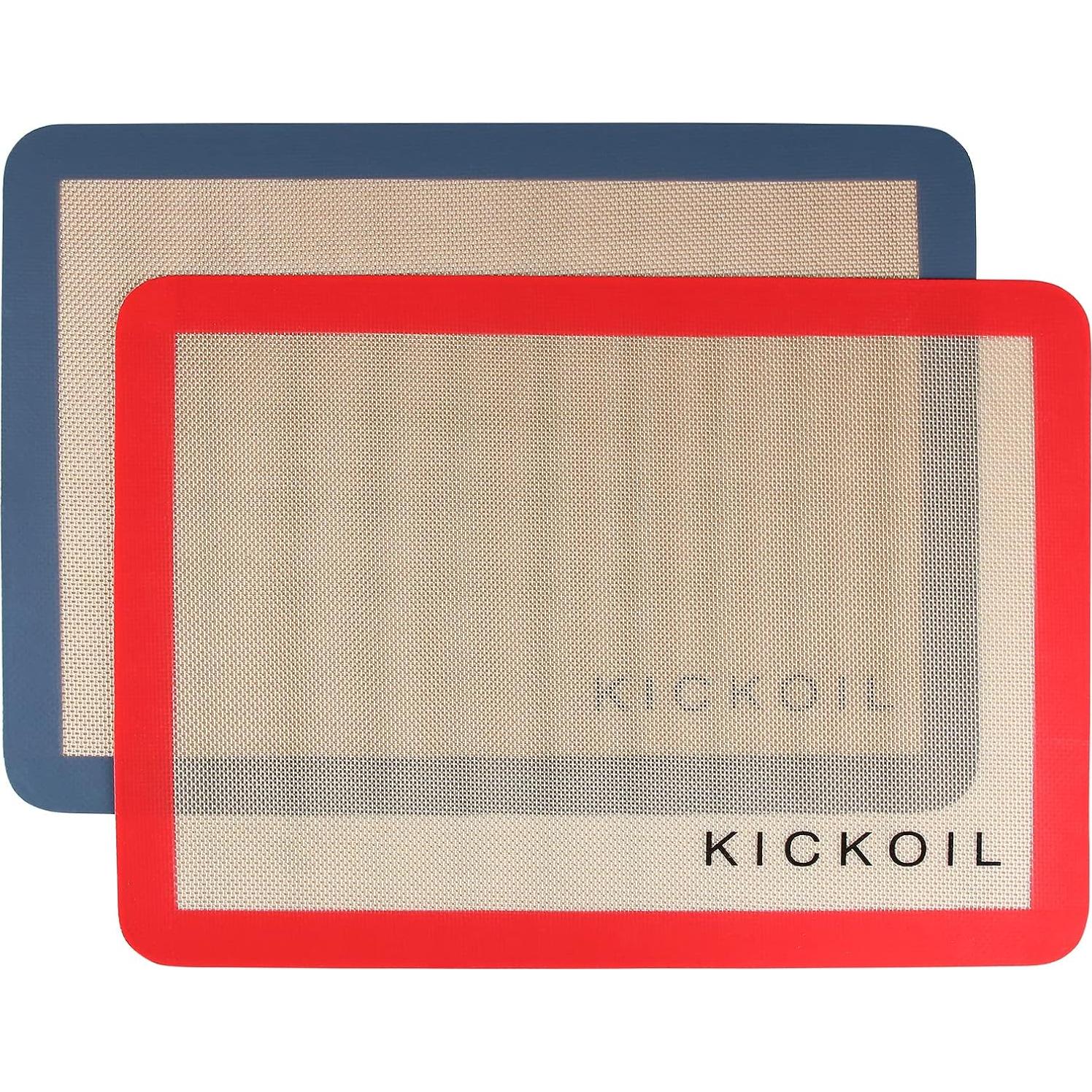 Alfombrillas de Silicona KICKOIL 2 Pzas 42x30 cm Antiadherentes