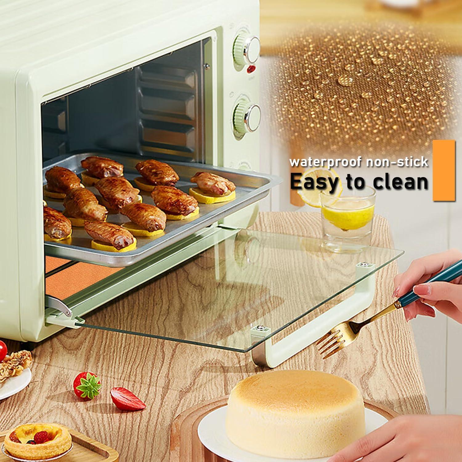 Forros de Horno YTFGGY 5 Piezas 40x50 cm Antiadhesivos