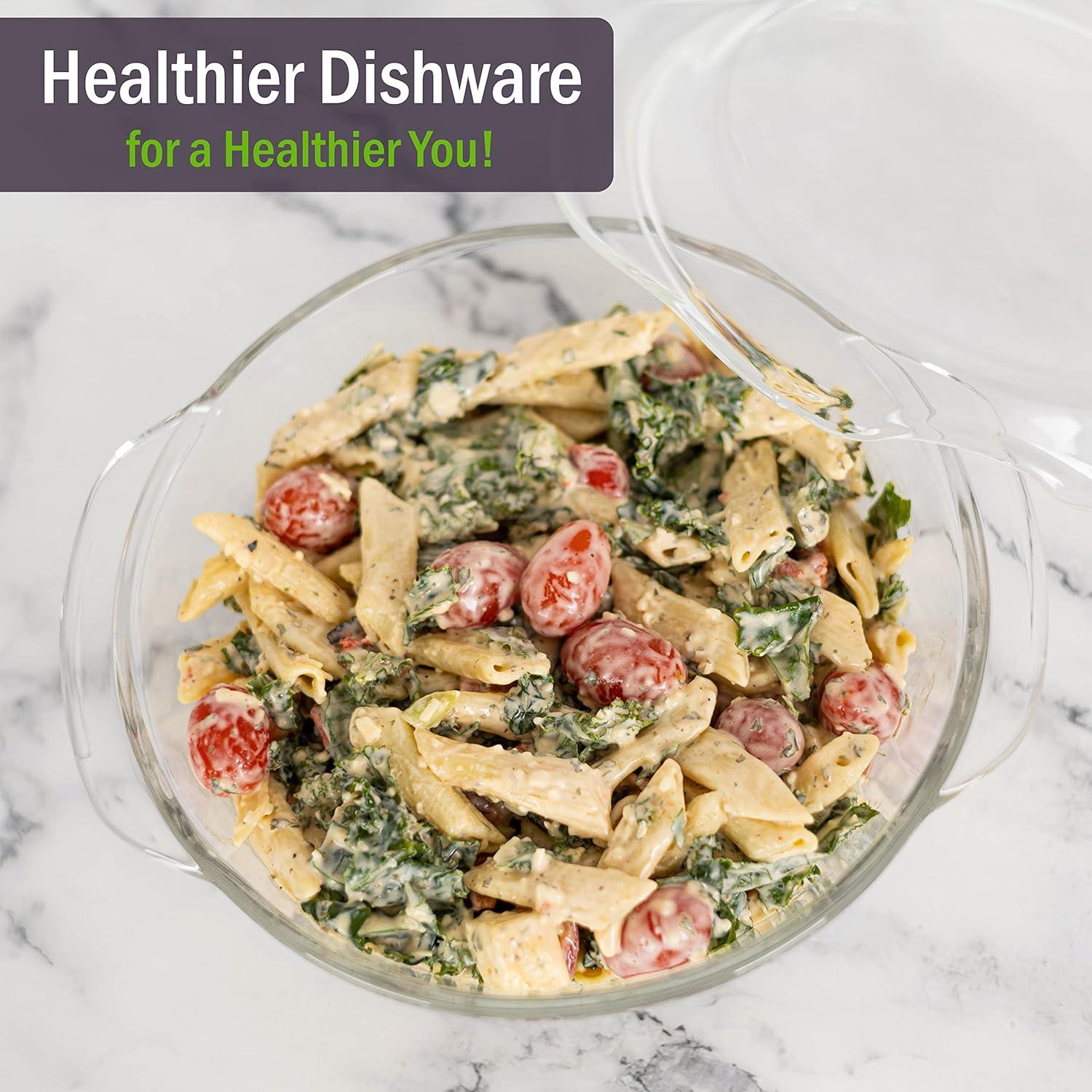 Vaporera de vidrio 1.5L Glass Conscious para microondas