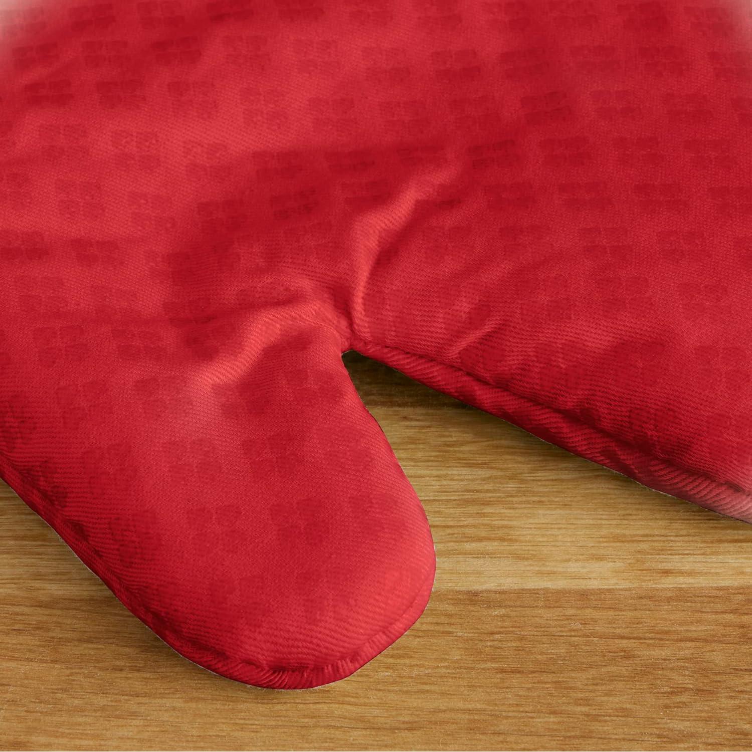 Juego de Manoplas de Horno KitchenAid Asteroid 2 Piezas 18x32cm Rojo