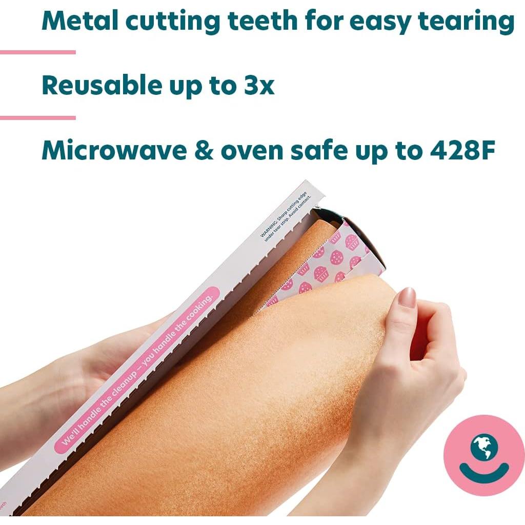 Papel Pergamino Pre-Cortado Para Hornear Para Bien 24 Hojas