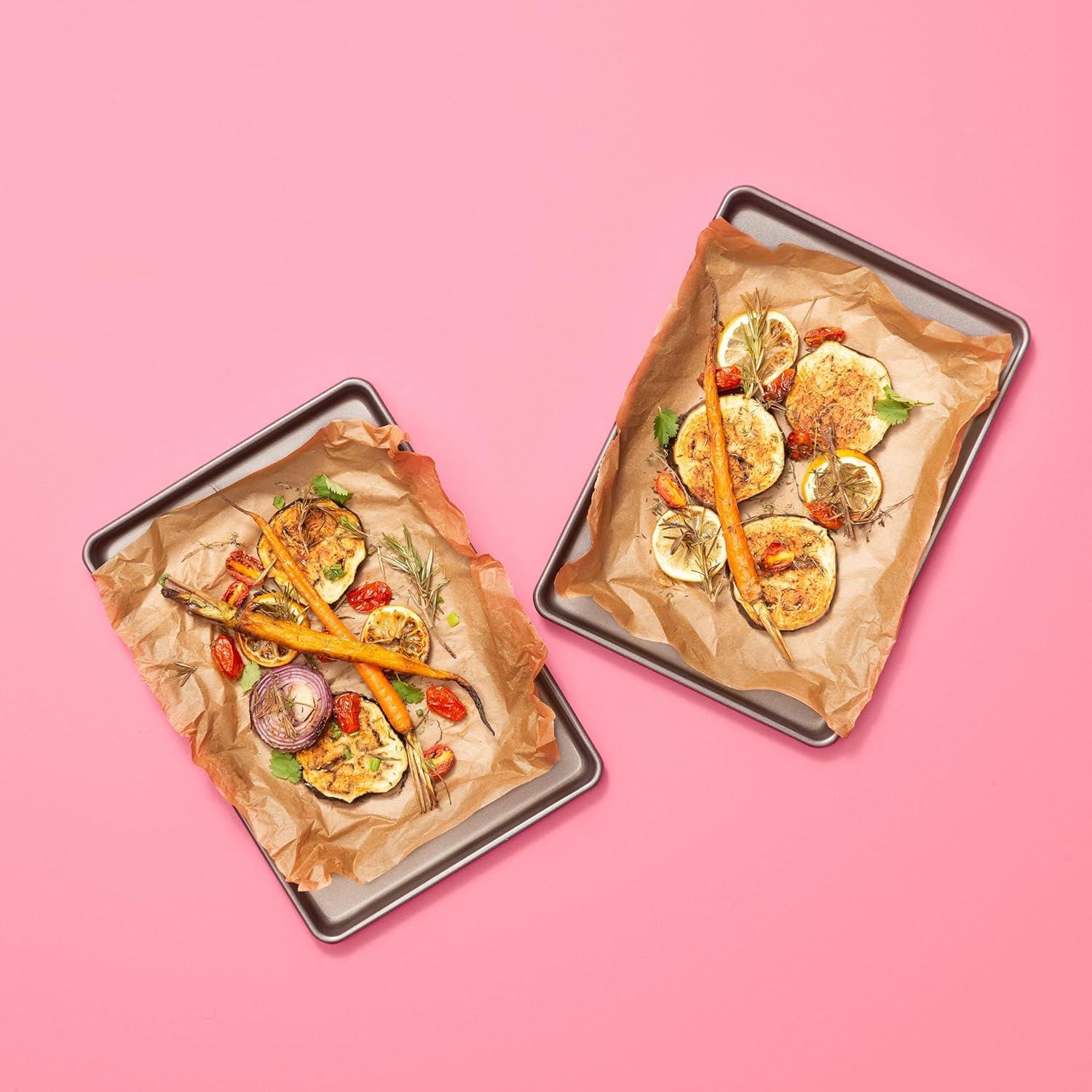 Papel Pergamino Pre-Cortado Para Hornear Para Bien 24 Hojas