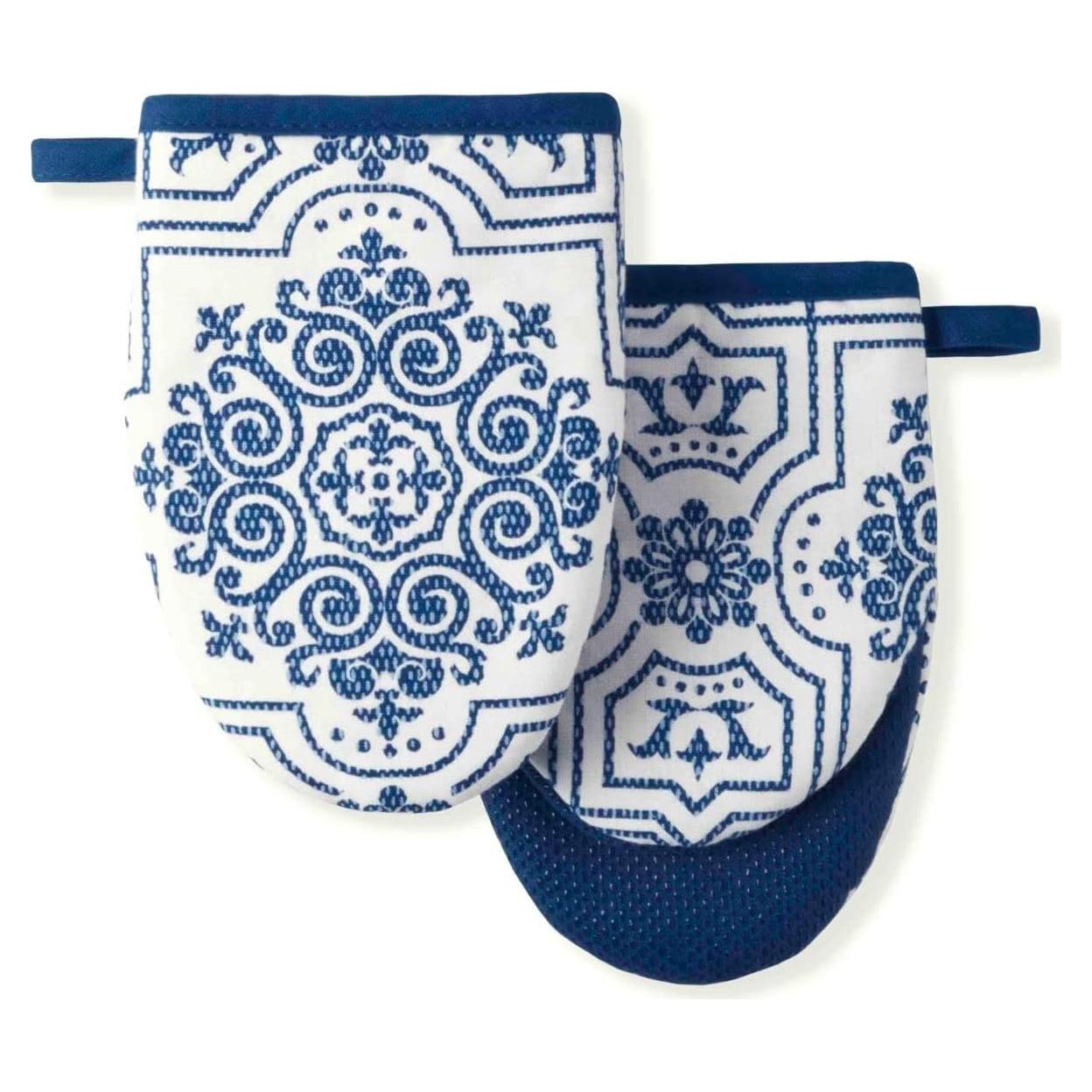 Juego de Mini Manoplas para Horno Martha Stewart 2 Piezas 14x20cm