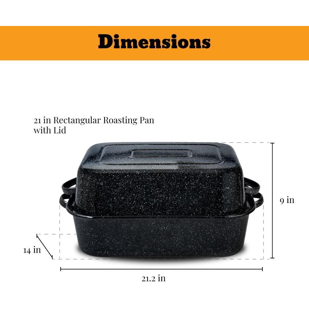 Juego de Asadores Rectangulares Granite Ware 10 Piezas 11.34 kg