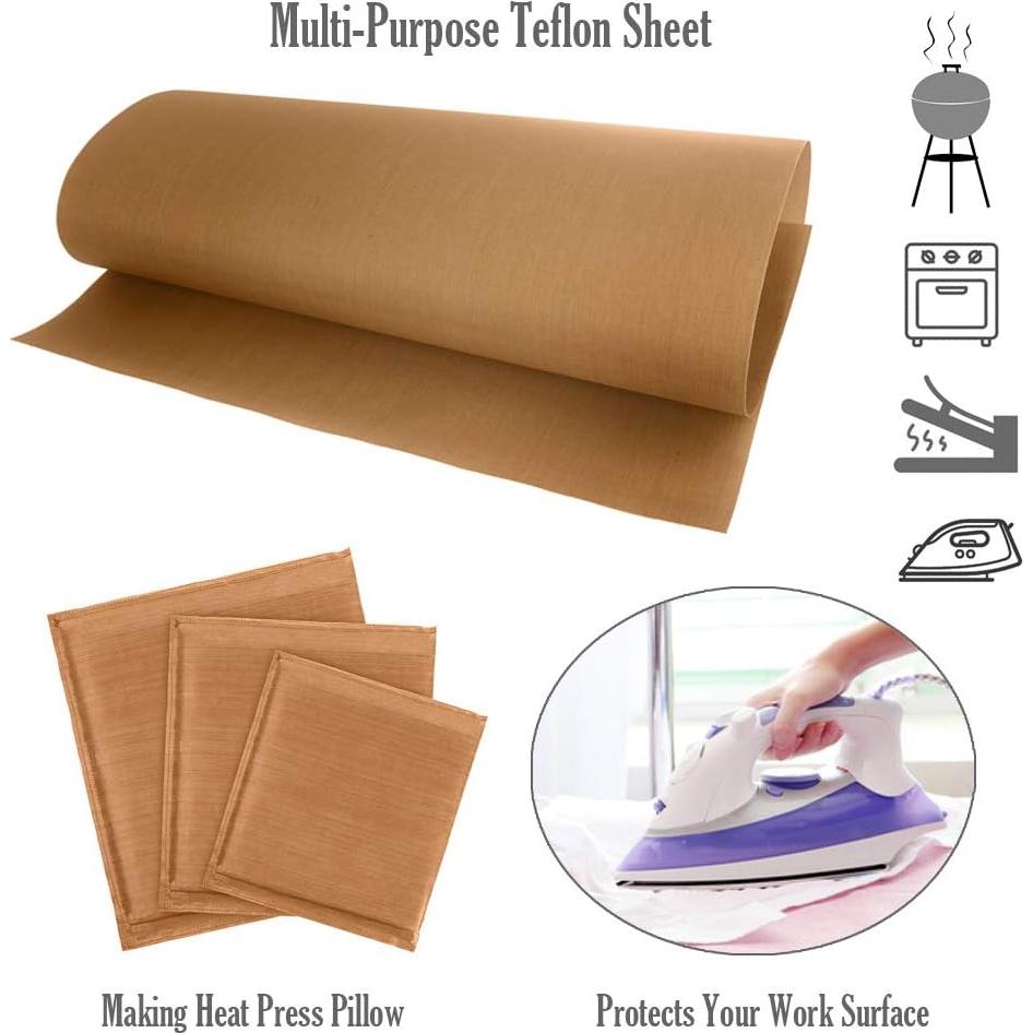 Hoja de Teflon FoRapid 40x60cm Antiadherente 3 Piezas