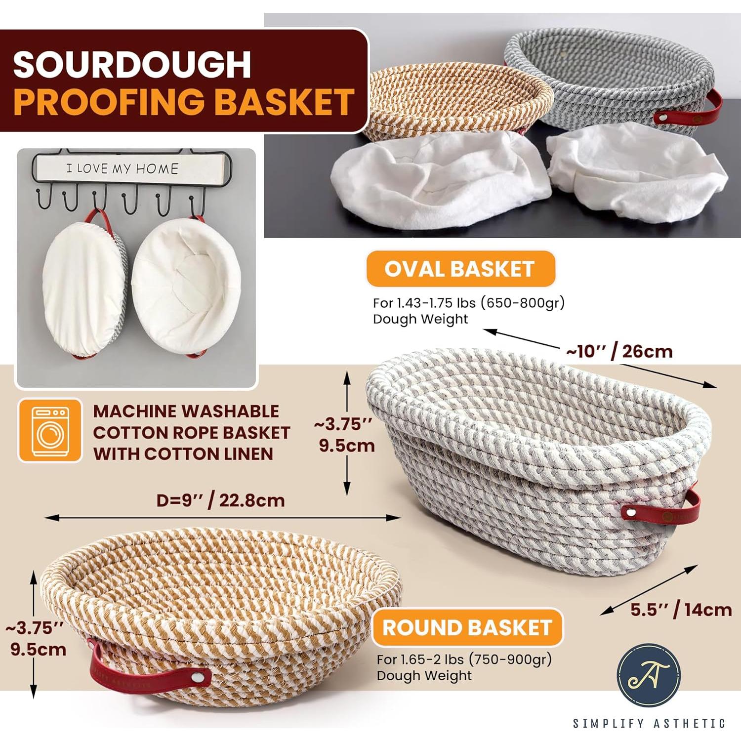 Kit de Inicio para Masa Madre SIMPLIFY ASTHETIC - 8 Piezas