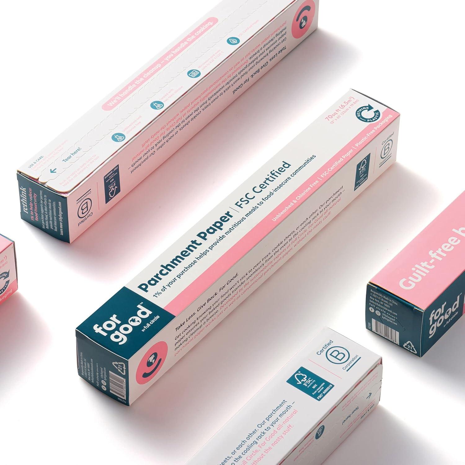 Papel Pergamino para Hornear Full Circle 6.5m² Natural