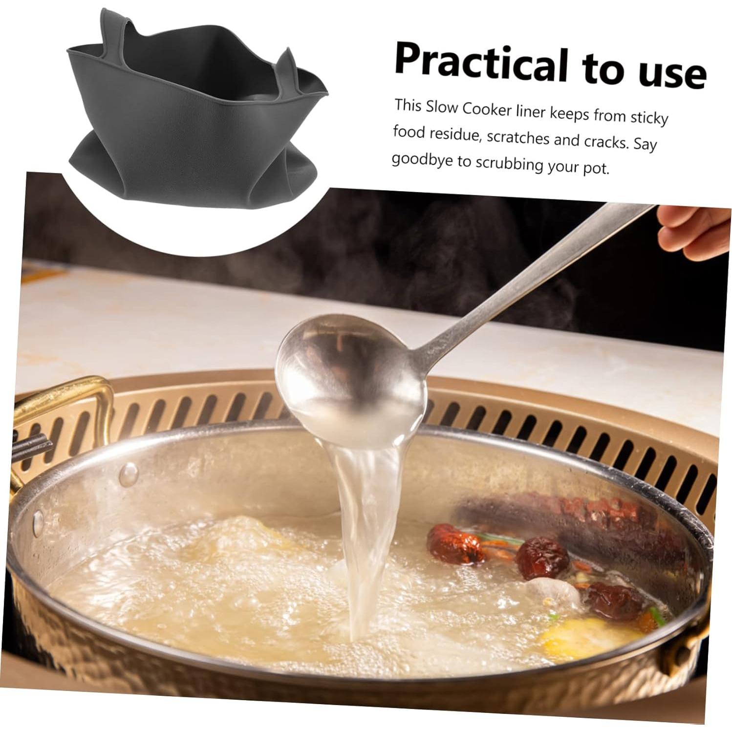 Forro de Silicona para Olla de Cocción Lenta Alipis 40x33cm