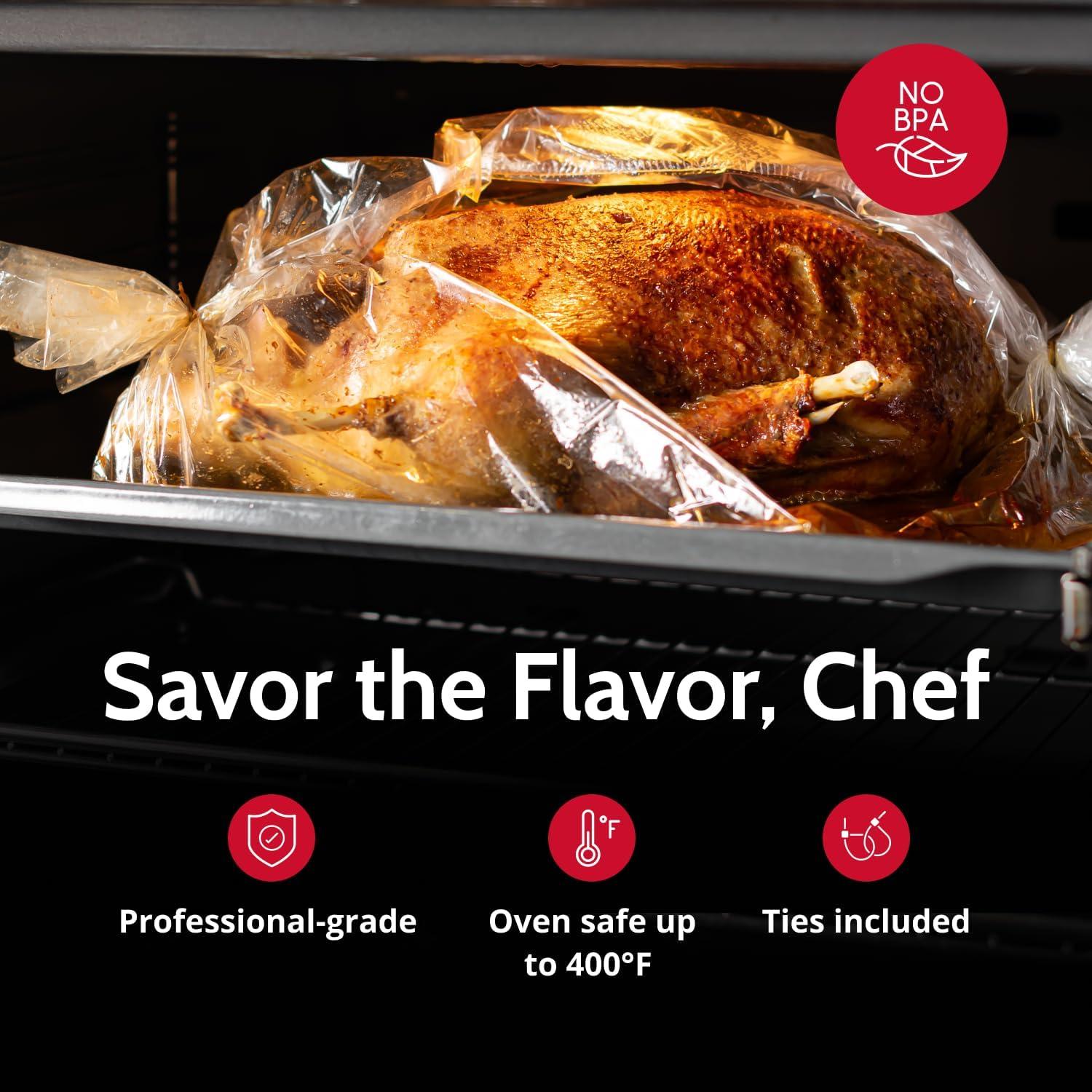 Bolsa de Asar Pansaver 48.3x59.7 cm - Nylon Resistente para Horno