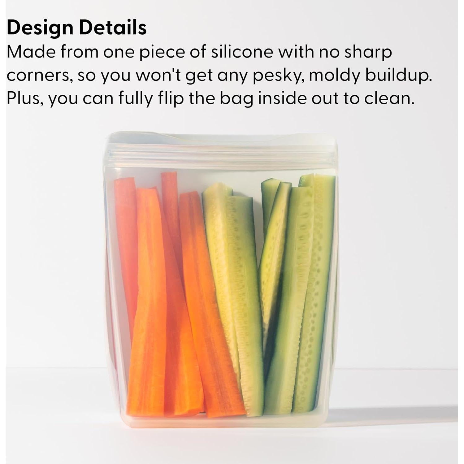 Bolsa de Almacenamiento Silicona W&P Porter 1.07L Avena