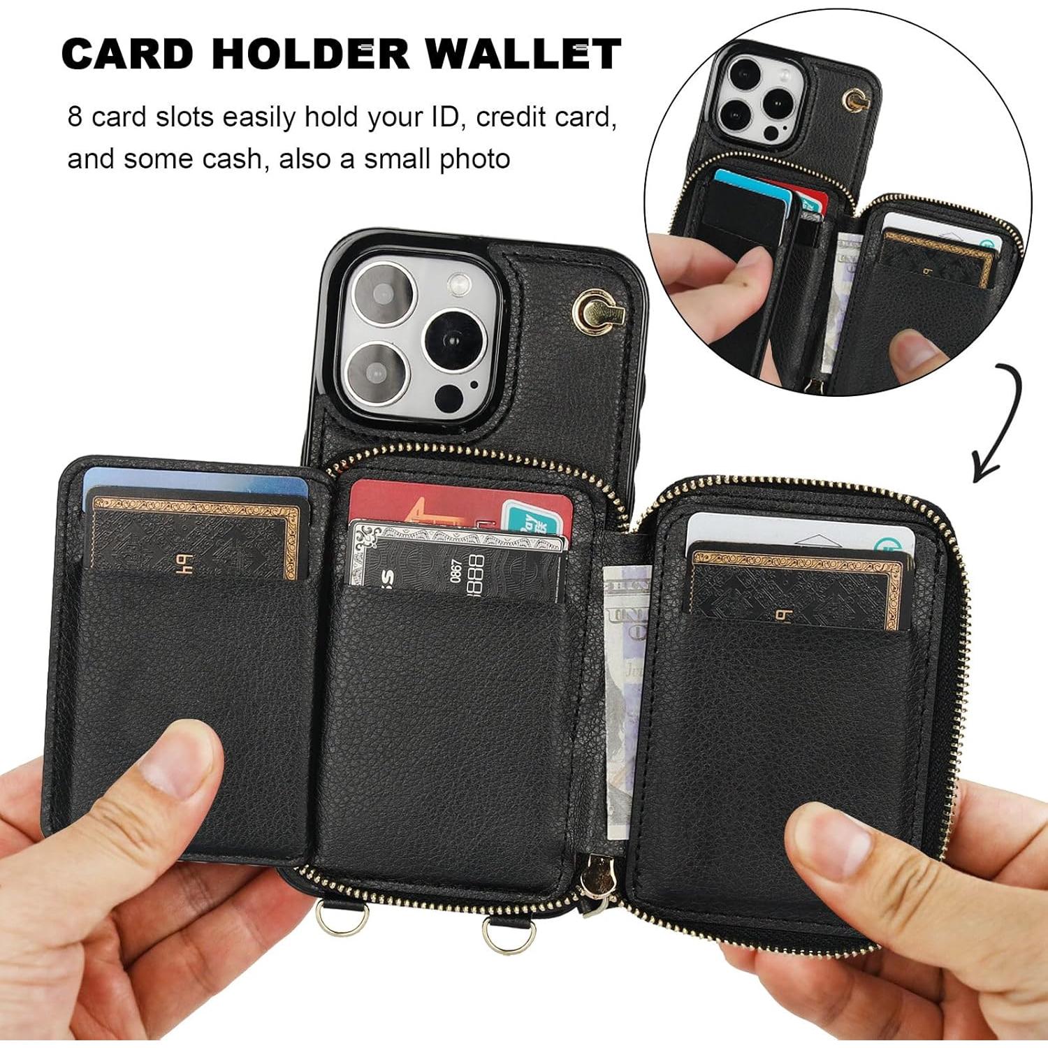 Funda Bandolera Bocasal para iPhone 16 Pro Max con RFID