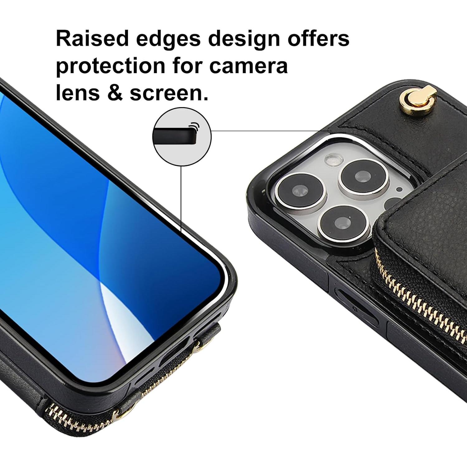 Funda Bandolera Bocasal para iPhone 16 Pro Max con RFID