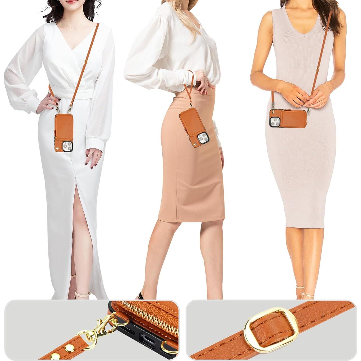 Funda Billetera Bocasal para iPhone 16 Pro Max Marrón