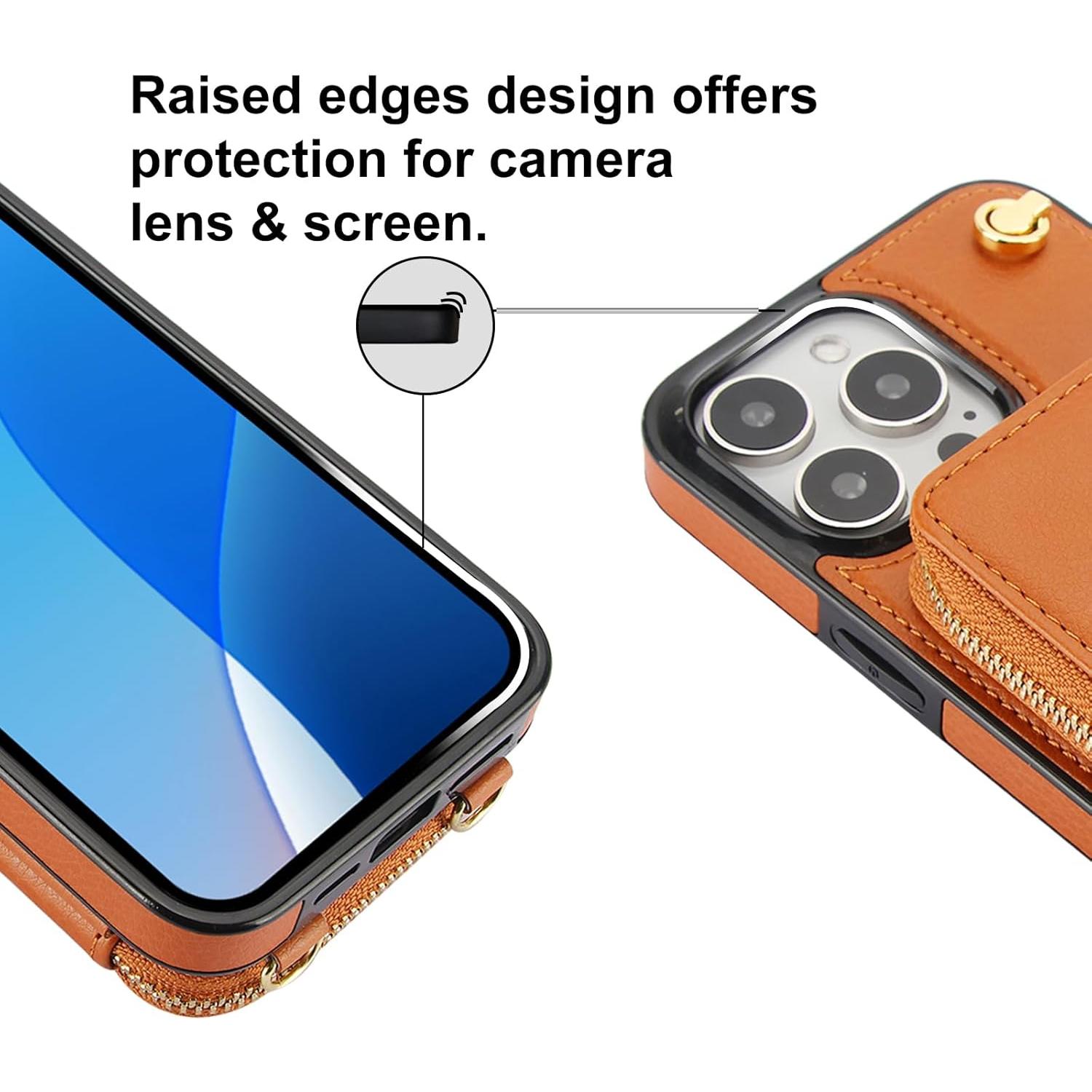 Funda Billetera Bocasal para iPhone 16 Pro Max Marrón