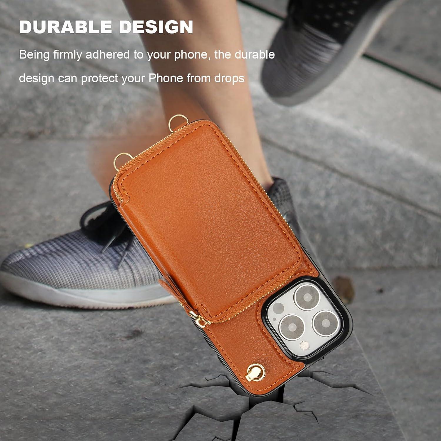 Funda Billetera Bocasal para iPhone 16 Pro Max Marrón