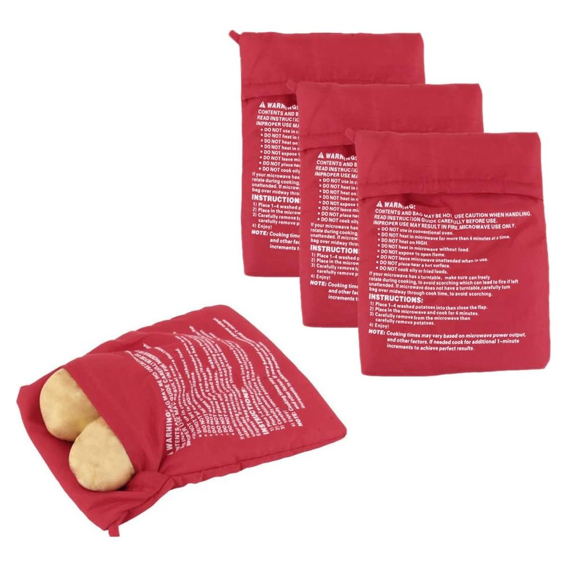 Bolsas de Microondas Reutilizables Vipolish 4 Paquetes 0.01 kg