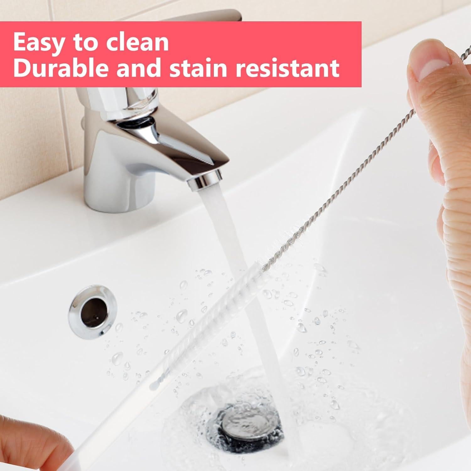 Ouligay Kit de 6 Cepillos Limpiadores de Pajitas 17cm