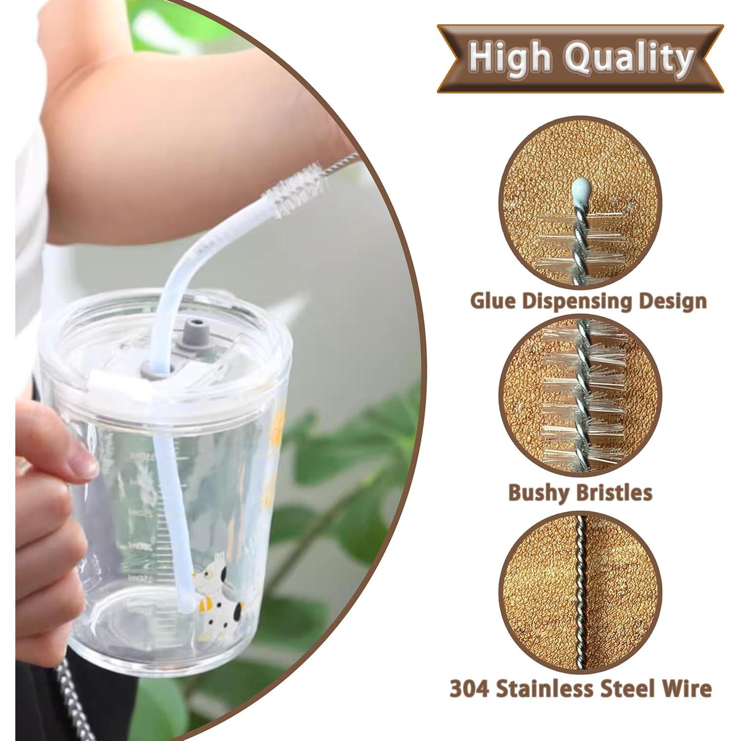 Cepillo Limpiador de Pajitas CIDYAUST 10" Set de 8 Unidades