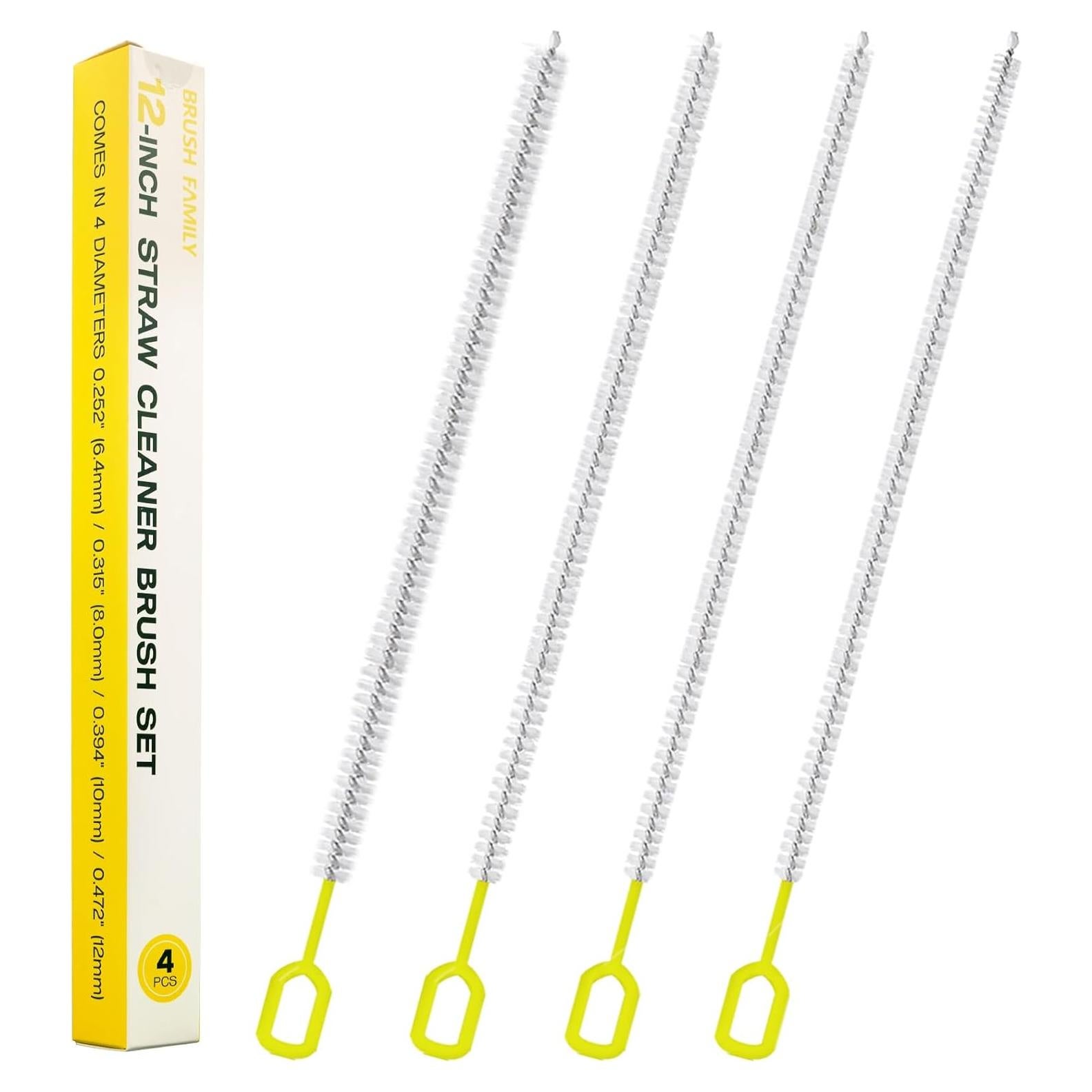 Set de 4 Cepillos Limpiadores para Popotes BRUSH FAMILY 30.48 cm