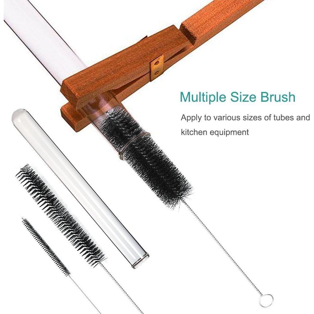 LOVEINUSA Cepillo Limpiador de Popotes 20.8 cm Set de 10