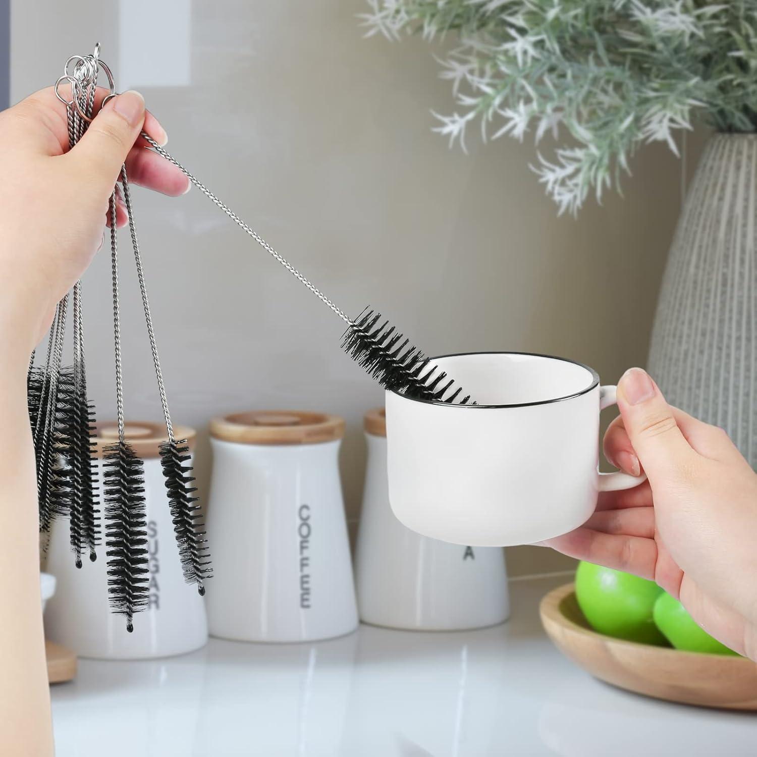 LOVEINUSA Cepillo Limpiador de Popotes 20.8 cm Set de 10