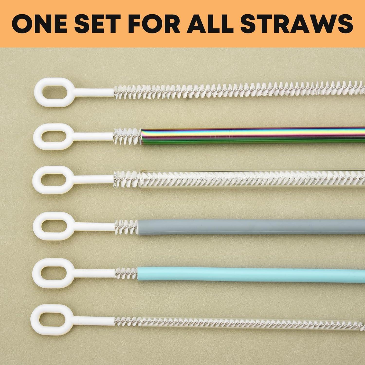 Cepillo de Limpieza para Pajitas ALINK - 4 Unidades, 10 cm