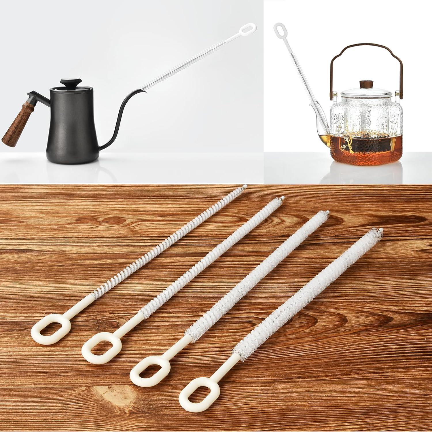 Cepillo de Limpieza para Pajitas ALINK - 4 Unidades, 10 cm