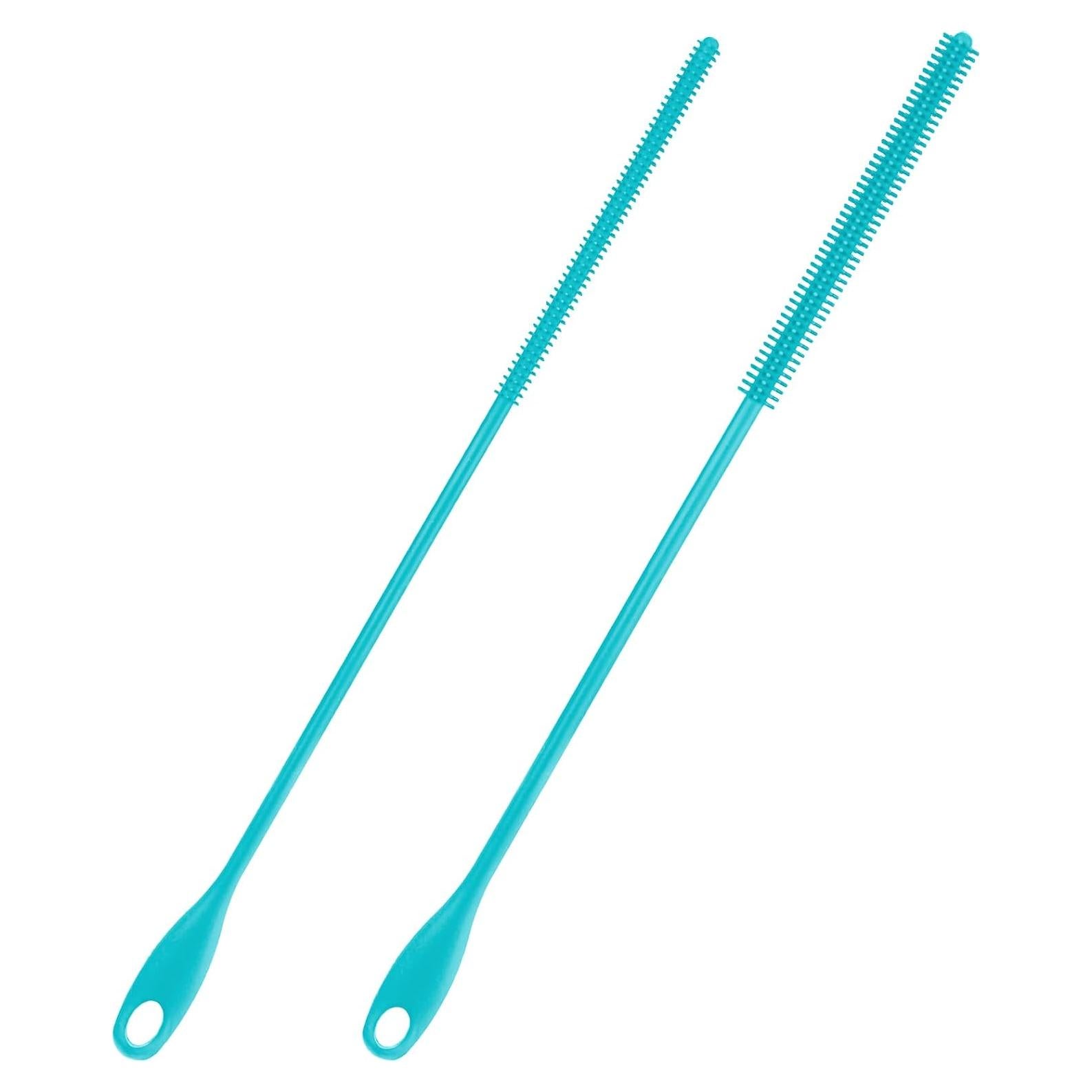 Limpiador de Pajitas de Silicona Lusofie - Juego de 2 Unidades