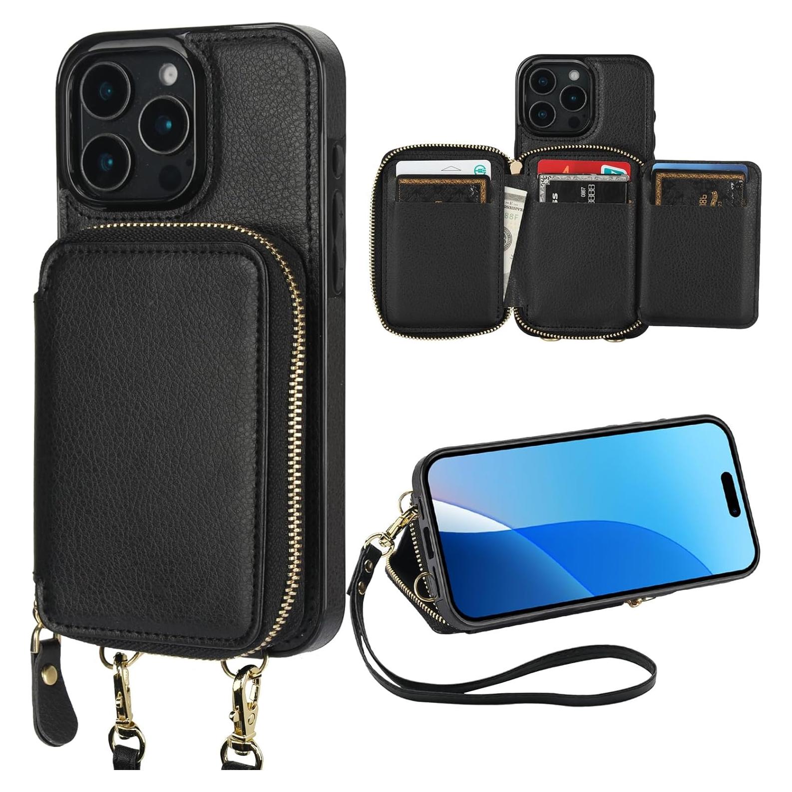 Cartera Bocasal con Bloqueo RFID para iPhone 16 Pro Max