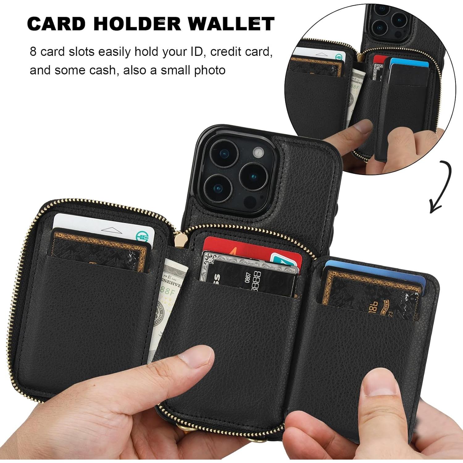 Cartera Bocasal con Bloqueo RFID para iPhone 16 Pro Max