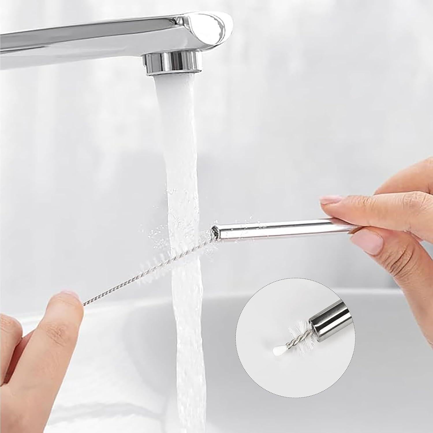 2 Pack(9.8"+13") Straw Cleaner Brush, Cleaning Brush for Straws on Tumbler, Water Bottle, Sippy Cup and Pipesl, for Stanley Cup Accessories