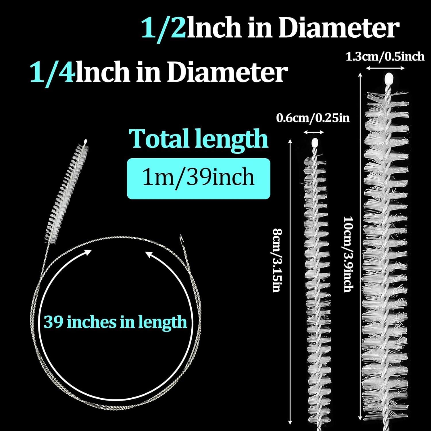 4 Cepillos Limpiadores de Tubos Ymapinc 100 cm Acero Inoxidable