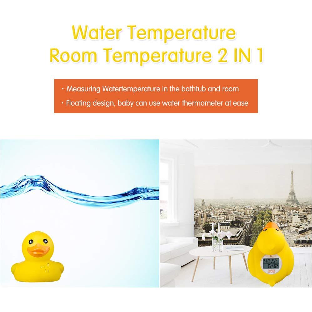 Termómetro de Baño y Habitación B&H Pato Clásico Digital